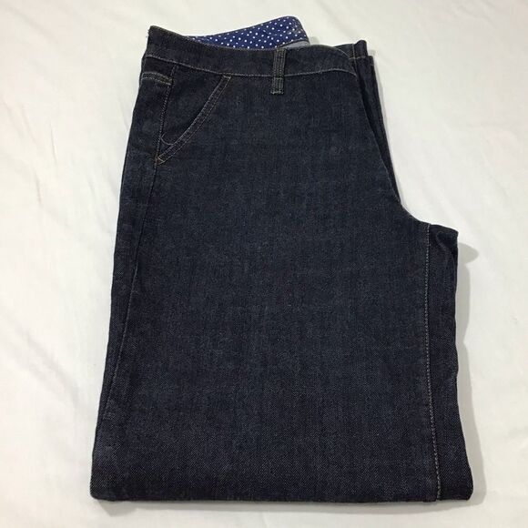 U.S. Polo Assn. Dark Wash Flare Leg Jeans Size 12 - Picture 1 of 14